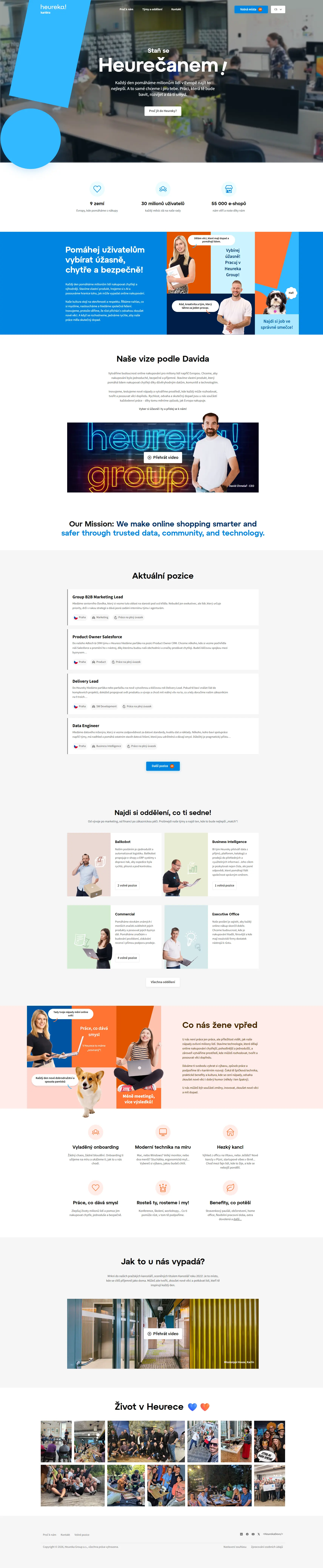 Heureka Group frontend vývoj